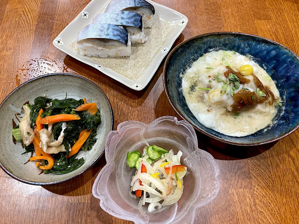 Snapdishの料理写真:自家栽培野菜で晩ご飯🥬|sakuramochiさん