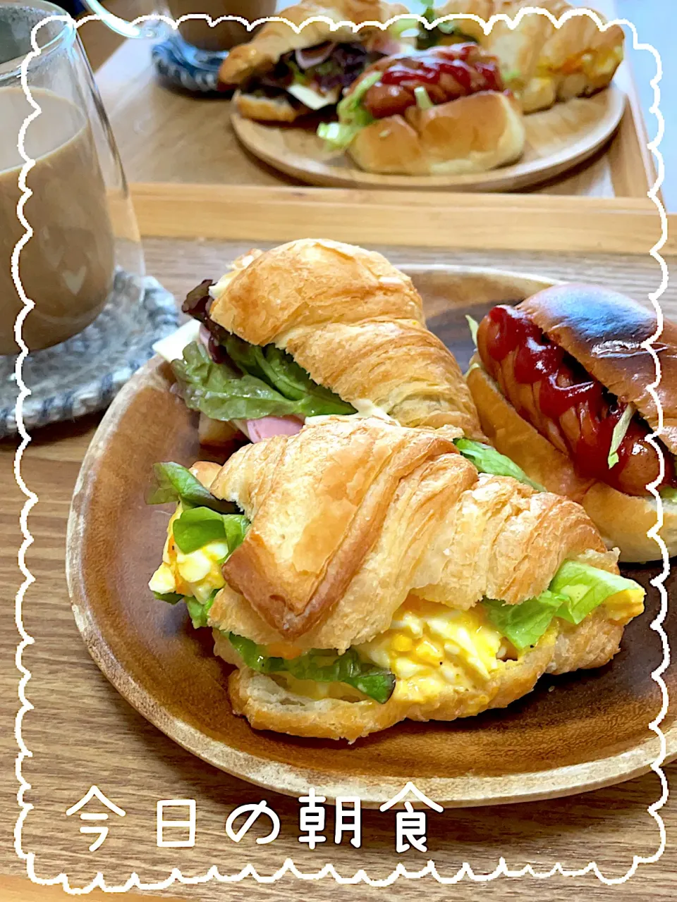 今日の朝食🥐|ばーばちゃんさん