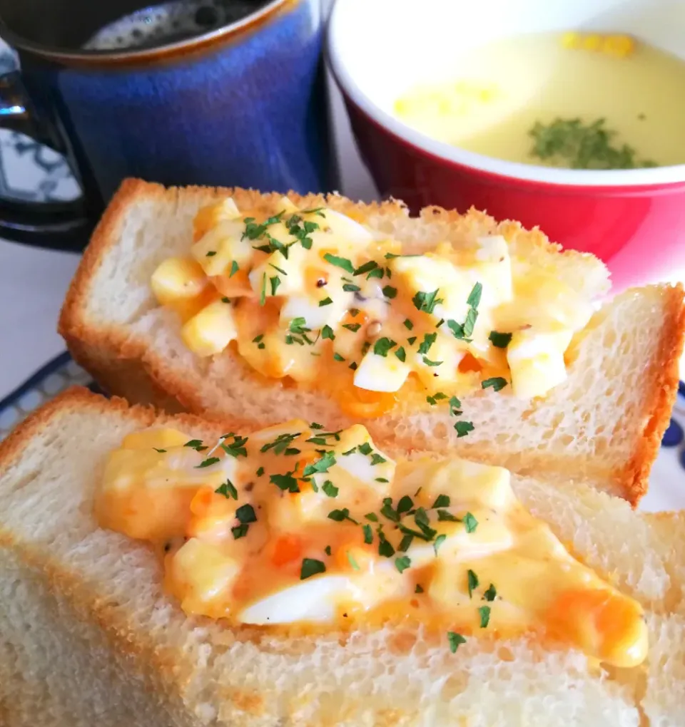 ホームベーカリーで食パン🍞たまごサンド(12/4)|海猫さん