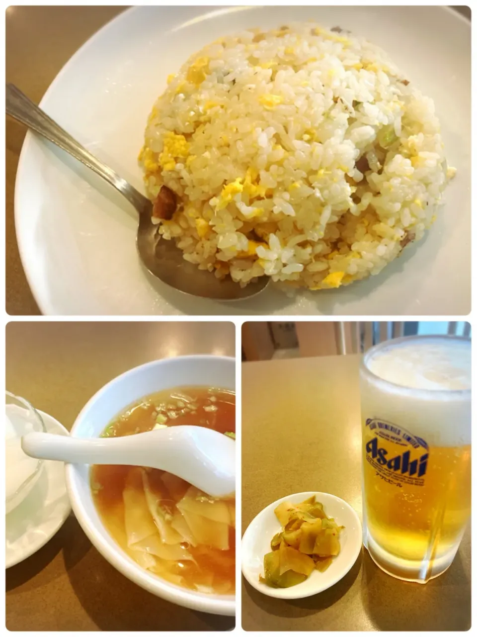 ランチ（チャーハン＋ワンタンスープ） ¥750|Blue Moon Caféさん