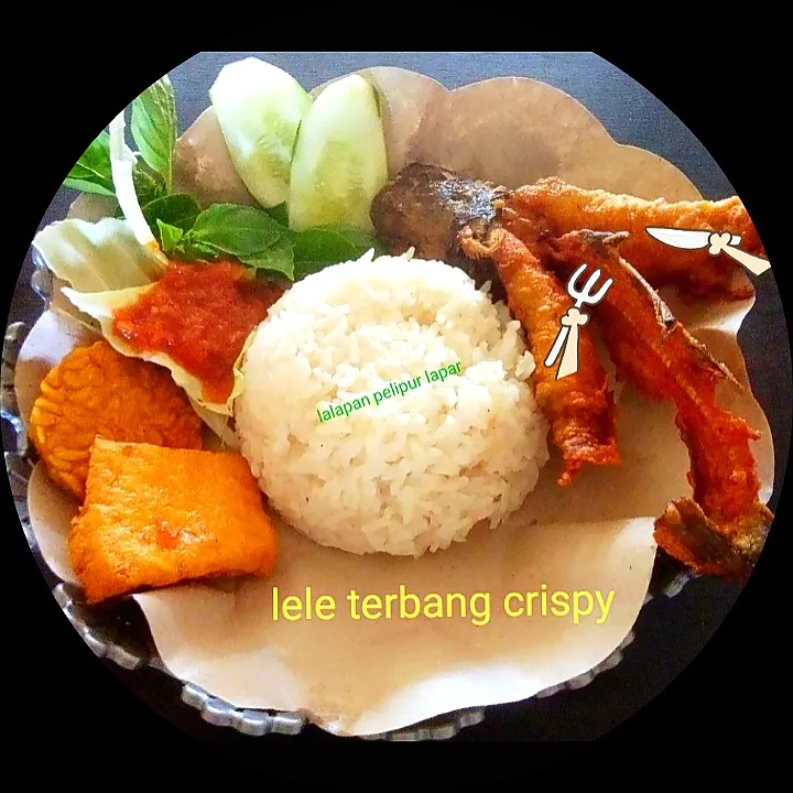 Lele Terbang Crispy + Nasi|Emi Yulia14さん