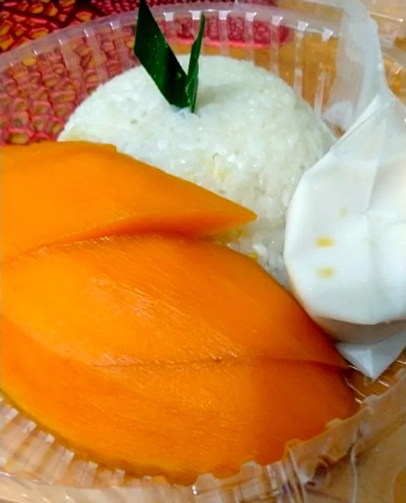 Glutinous Rice, sweet mango and coconut milk for lunch|Harlina  (Malaysia)さん