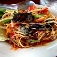 Snapdishの料理写真:Papaya salad|Phusirathさん