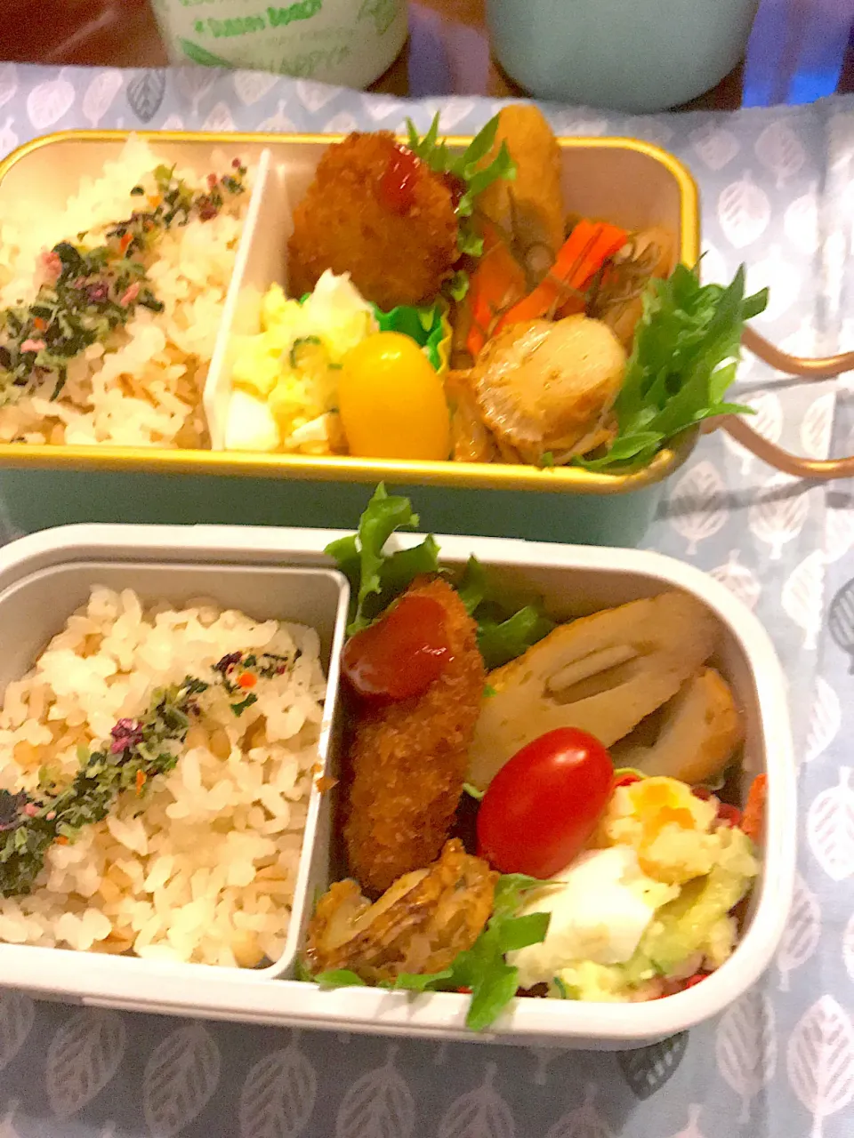 2021.12.6  ＊今日のお弁当＊ポテトサラダ＆コストコのホタテのバター焼き＊|rinrin*mama*さん