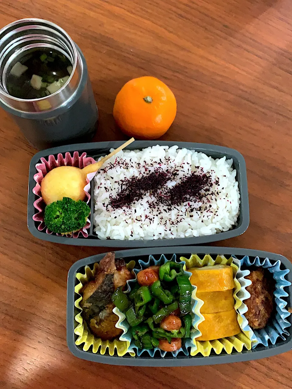 Snapdishの料理写真:2021/12/6 中2息子弁当|こうれい母さん