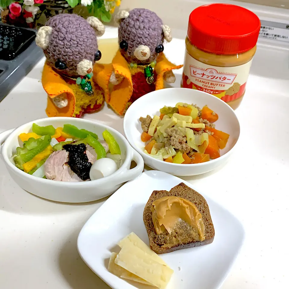 Snapdishの料理写真:晩ごぱん（╹◡╹）|chagashiさん