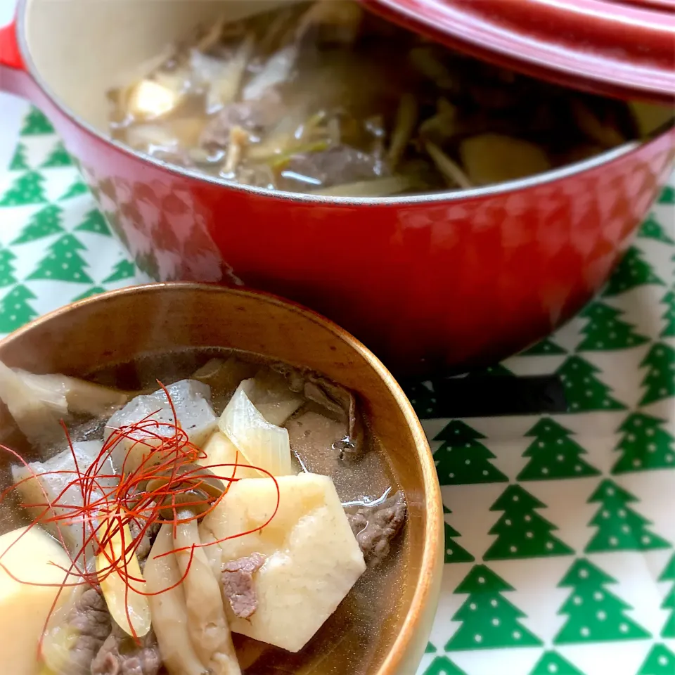 ぽっちさんの料理 山形の芋煮(内陸風)|chicaocafeさん