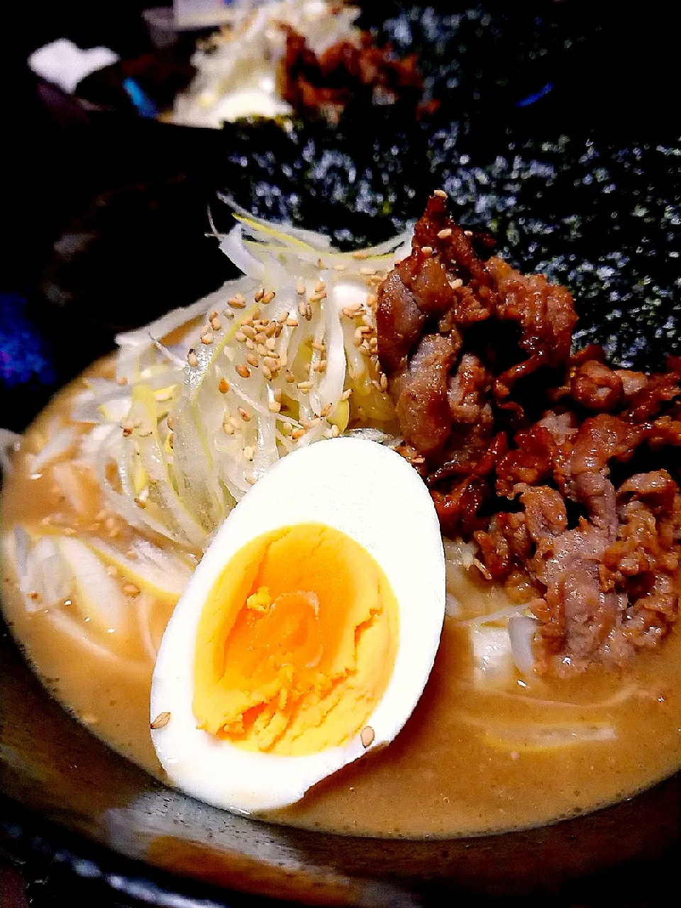 Snapdishの料理写真:とみ田のつけ麺をラーメン🍜仕立てにしてみました。|soraさん