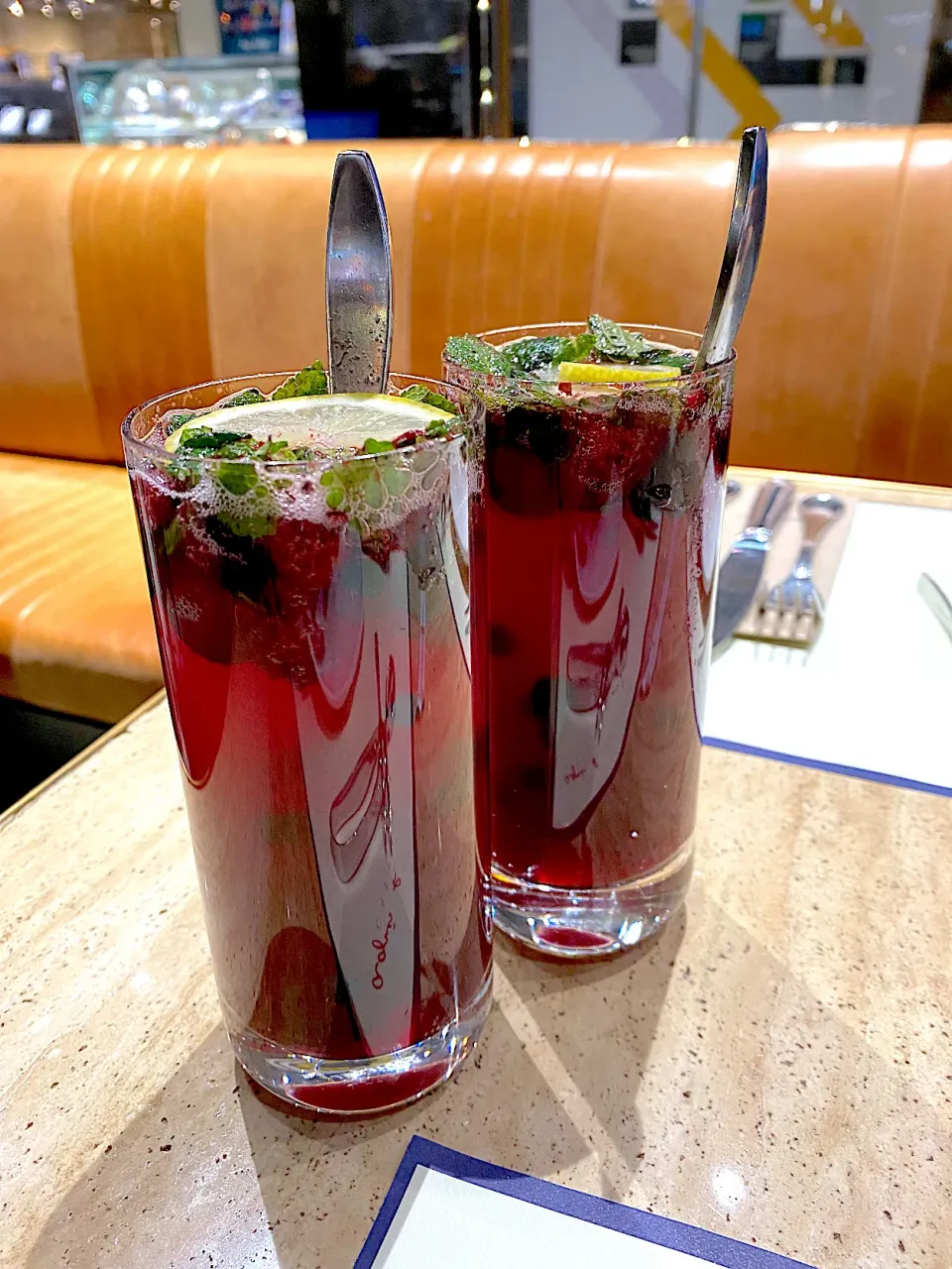 Snapdishの料理写真:Berries mojito|skyblueさん