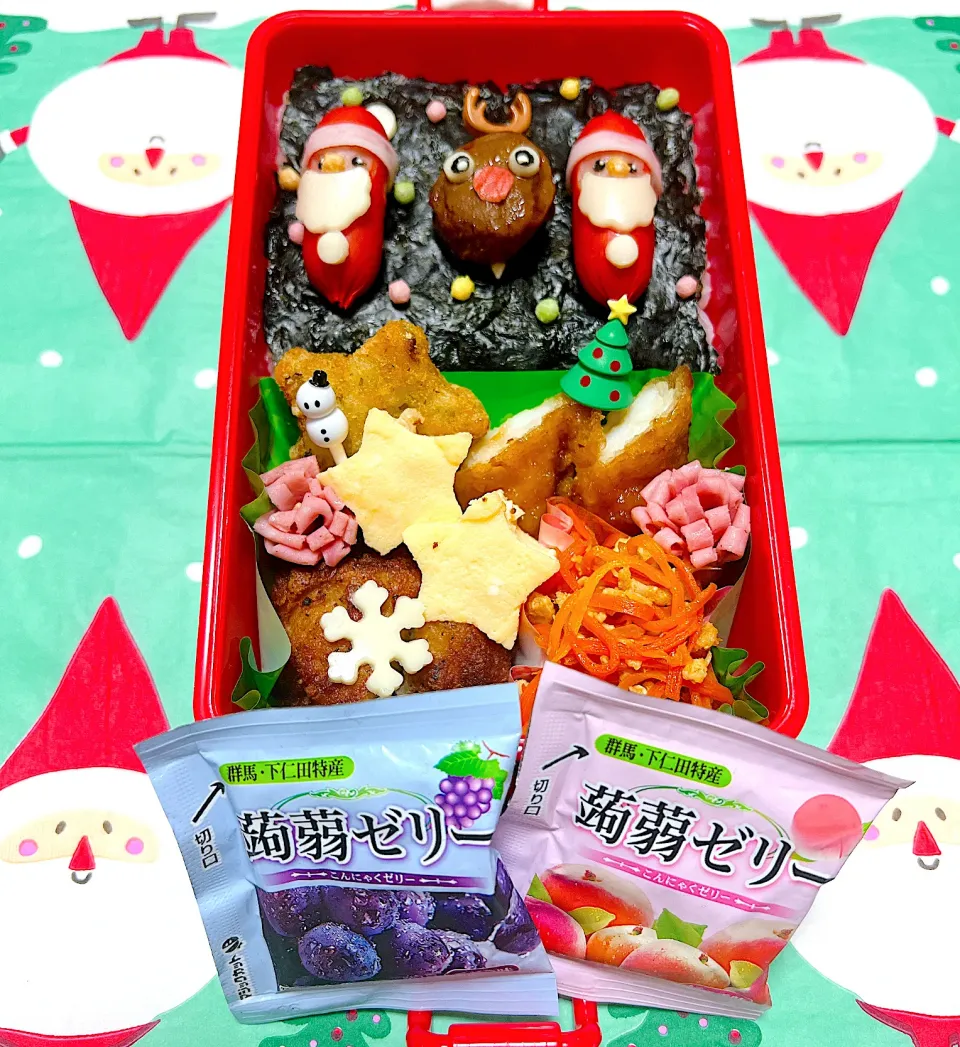 Snapdishの料理写真:のり弁クリスマスお弁当🍱|miyurumoさん