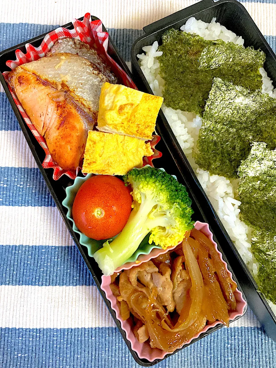 12/7☆旦那☆シャケしょが焼き弁当|ちーさん