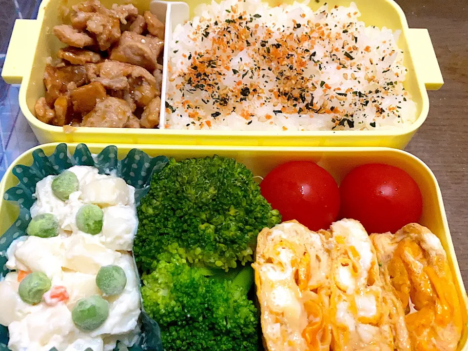 鮭ふりかけ弁当|料理嫌いを直したいさん