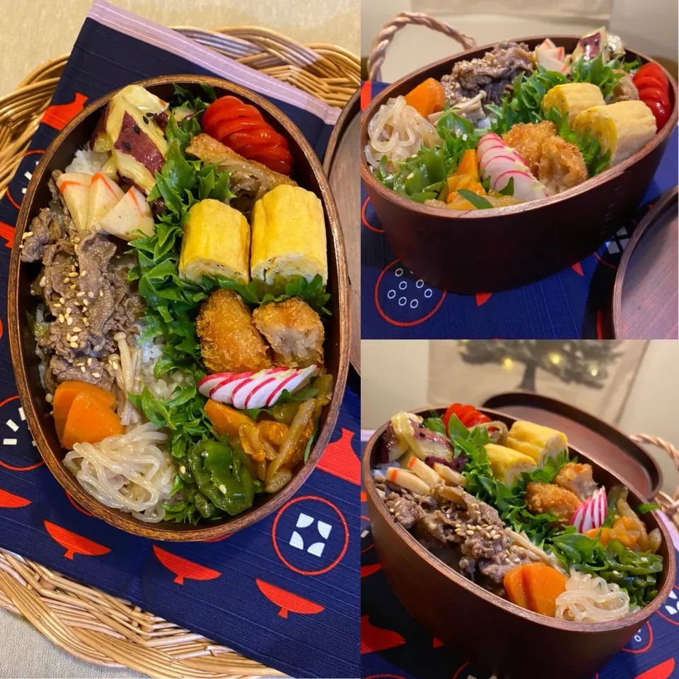 Snapdishの料理写真:旦那の夜勤弁当🍱|marksweetsさん