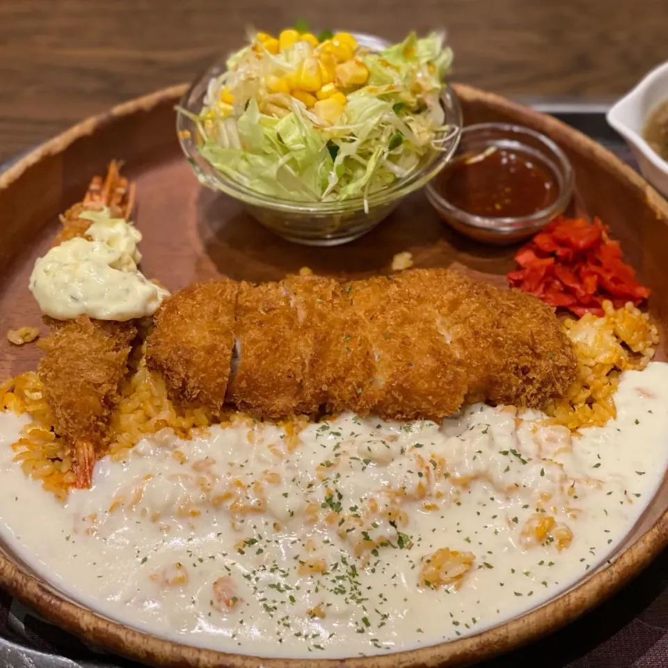 Snapdishの料理写真:カフェテラスロワール　ヴィクトリーピラフ|ddr3rdmixさん