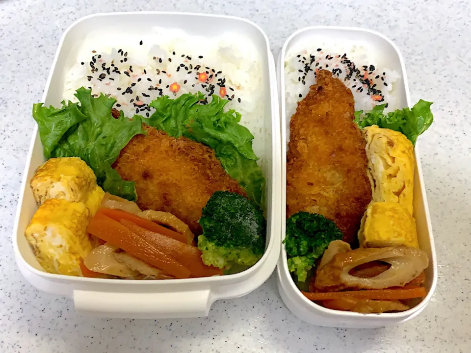 12月8日白身魚のフライ弁当🍱|もぐぷーさん