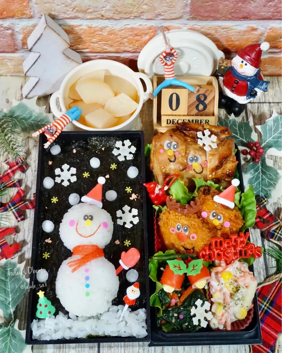 雪だるま⛄️ぉ弁当🎄|La-Jule Sa8さん