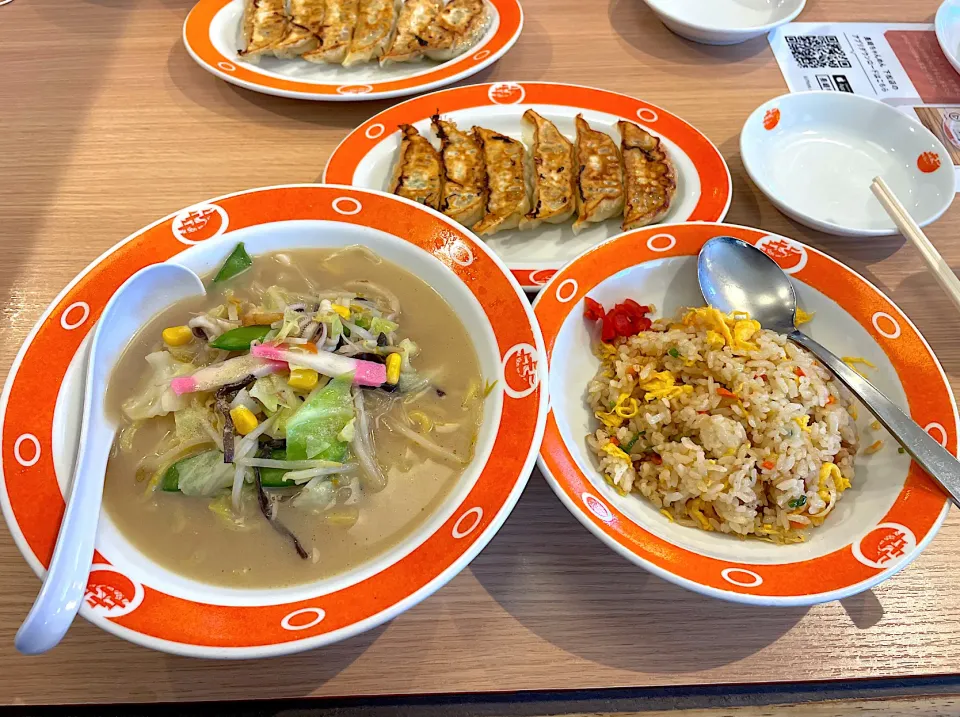 ちゃんぽん、炒飯、餃子|コージ💫さん