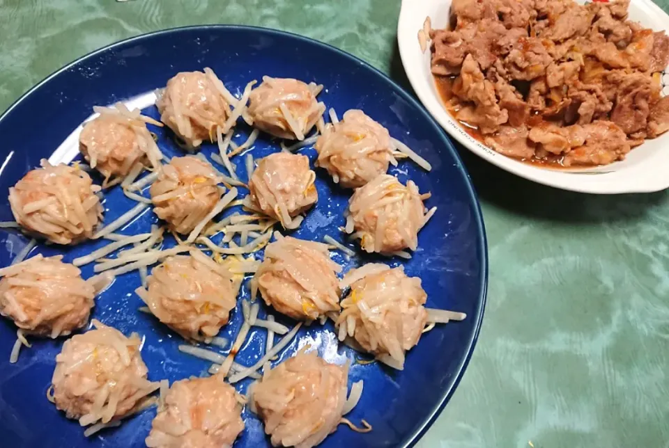 もやし焼売とおろし玉ねぎ豚丼|☆ちび☆さん