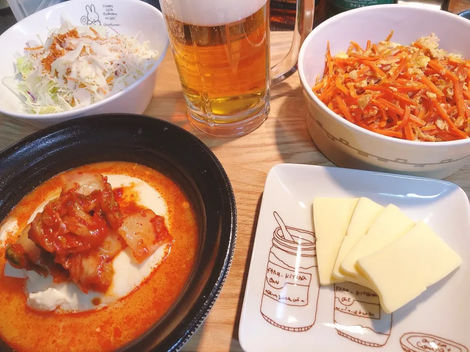 昨夜のやっつけ飯🍺|海斗さん