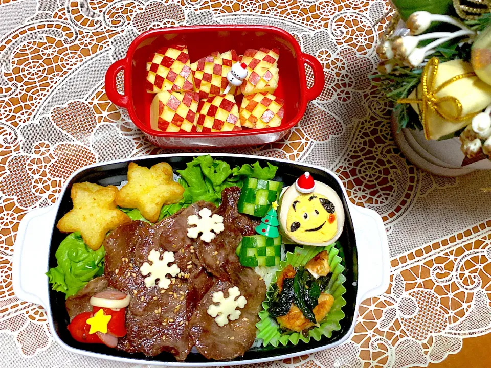 2021.12.9はスヌーピーのネギ塩牛たん弁当⭐️|makoさん