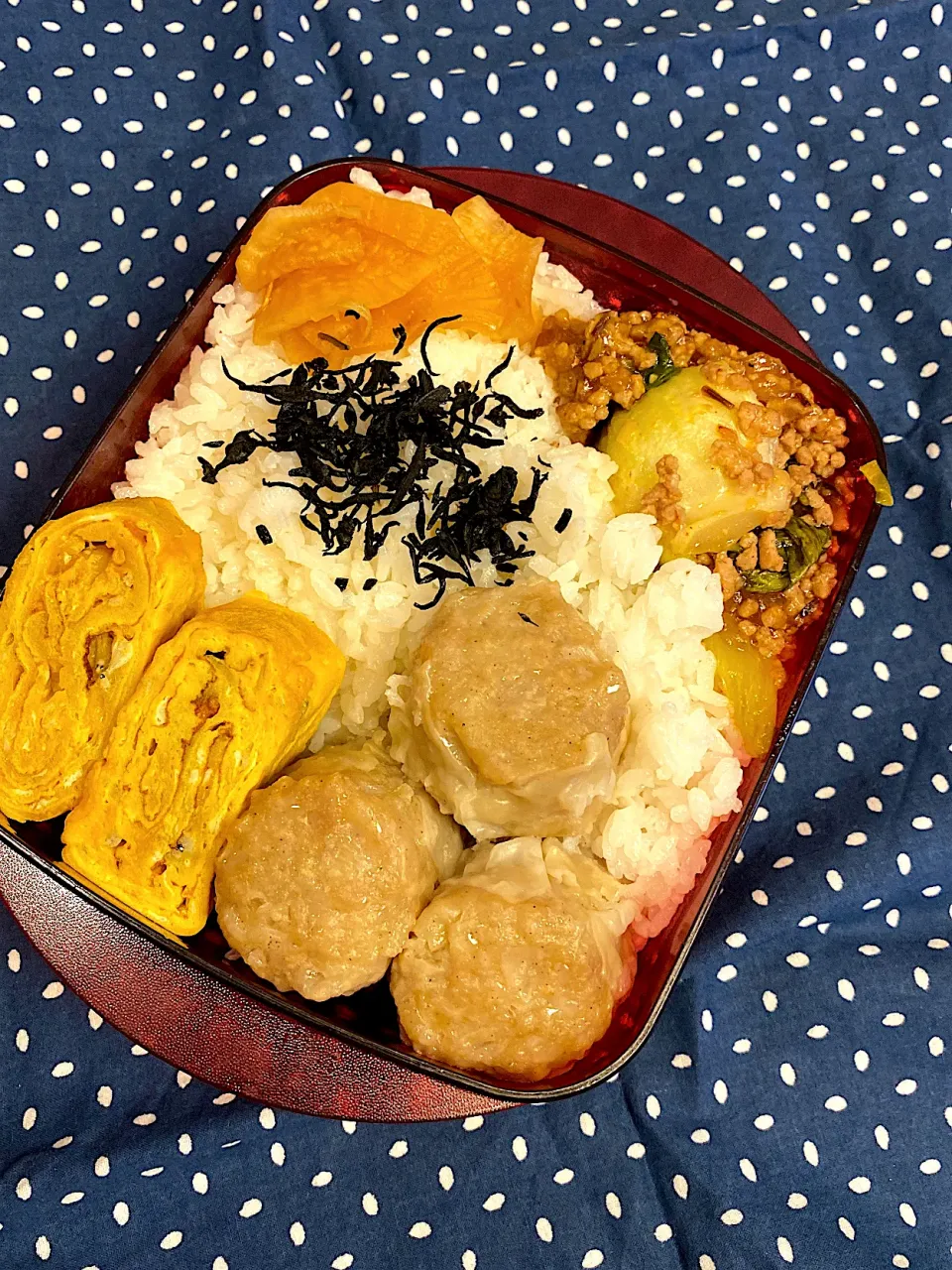 2021.12.9高校男子蓬莱焼売弁当🍱😋|mari-pさん