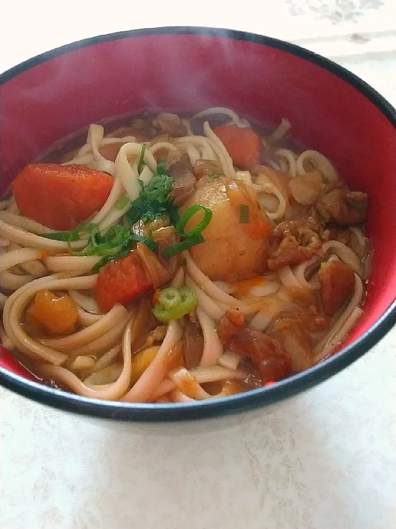 ☆今日のお昼ごはん☆　カレーうどん|hamamaさん