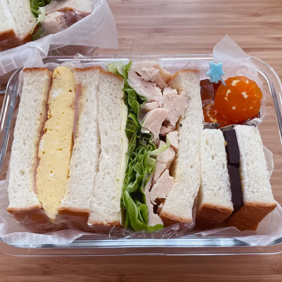 サンドイッチおべんと🥪🐣|Y🤍さん