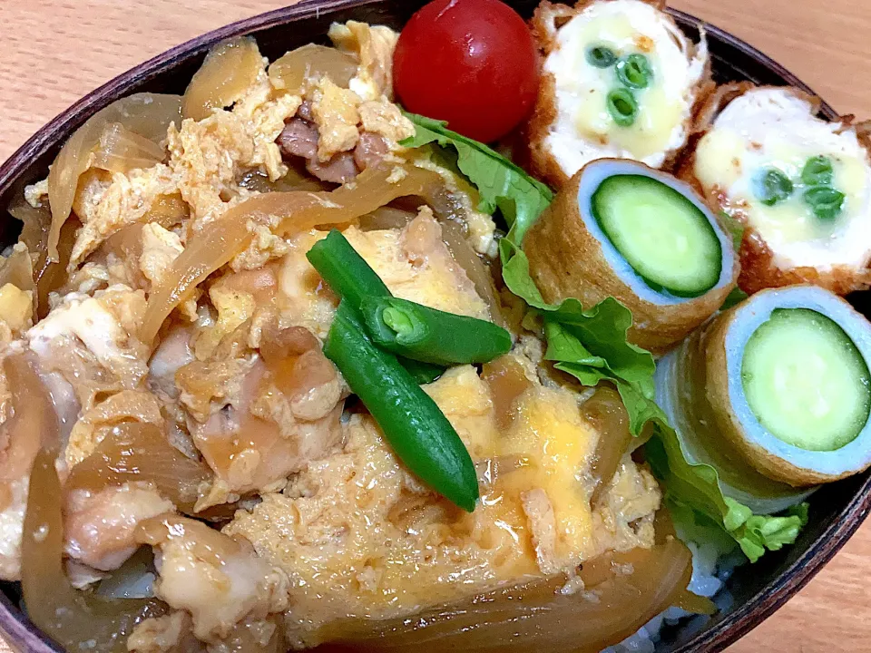 親子丼弁当|ちかちかさん