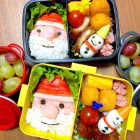 サンタand雪だるま弁当|ゆきさん