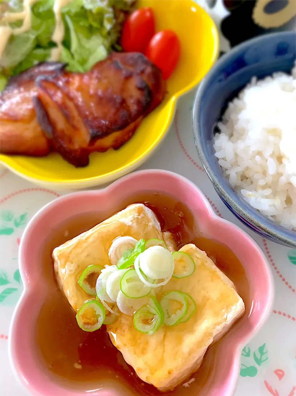 エアフライヤーで揚げ出し豆腐|4姉弟ママさん