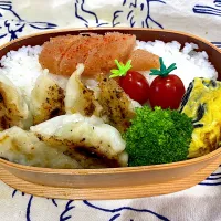 Snapdishの料理写真:焼き餃子弁当|キャサリンさん