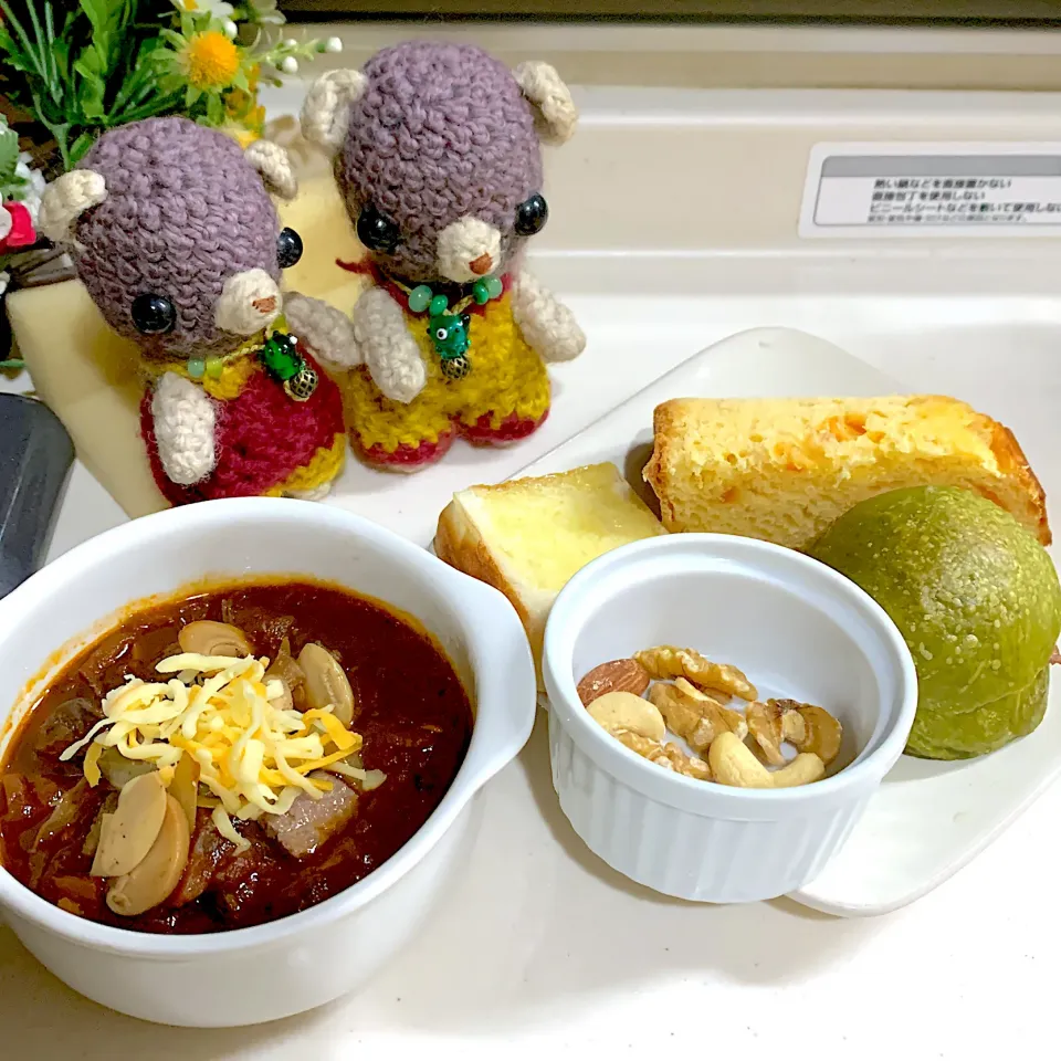 Snapdishの料理写真:兄朝ごぱん＼( 'ω')／|chagashiさん