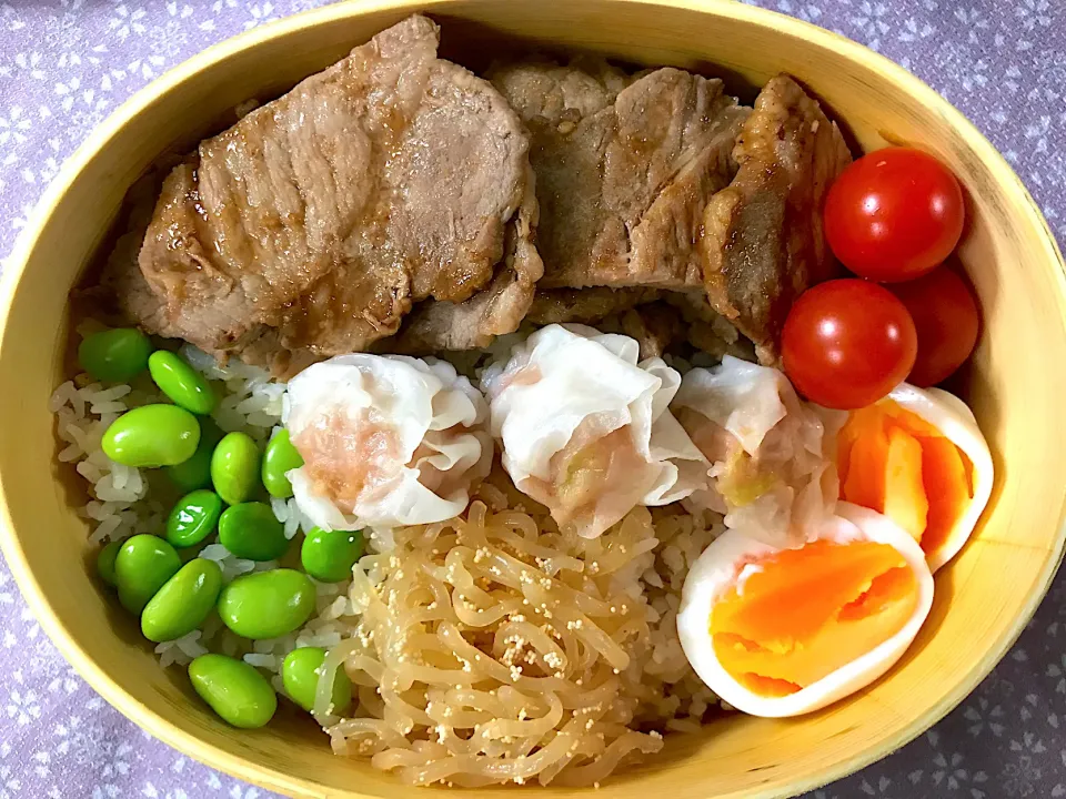 焼肉弁当　たらこ白滝|ジャイママさん