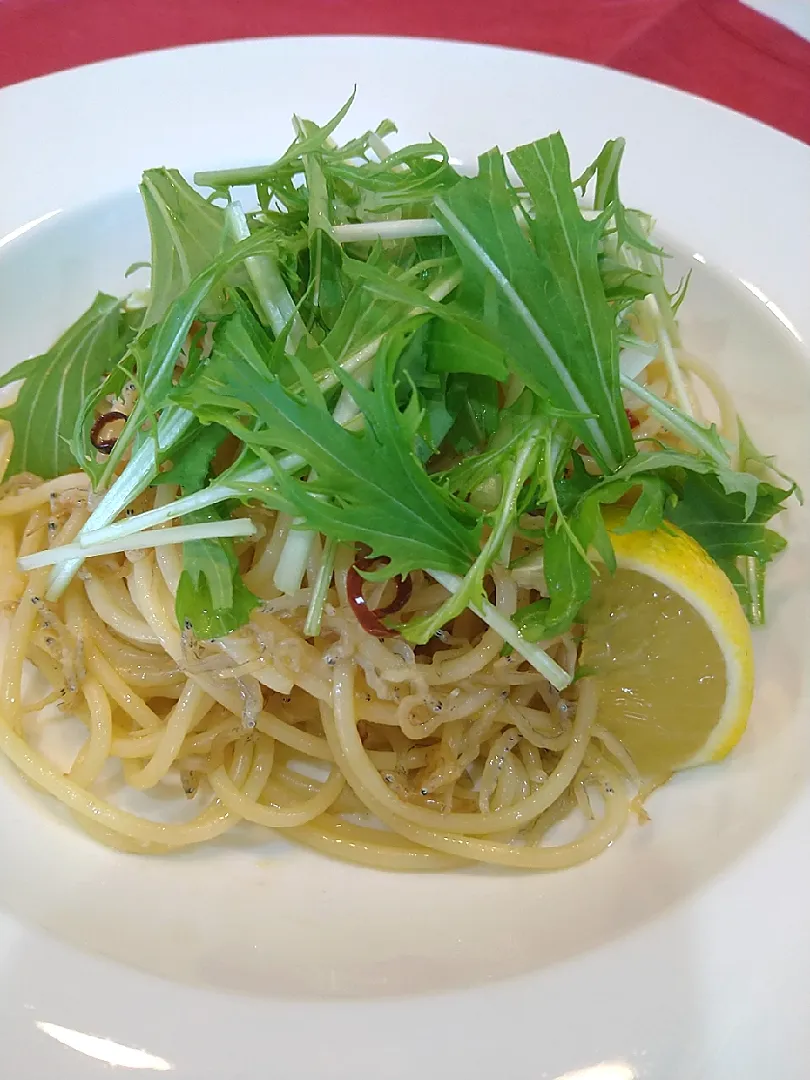 しらすと水菜の和風パスタ|KAORIさん