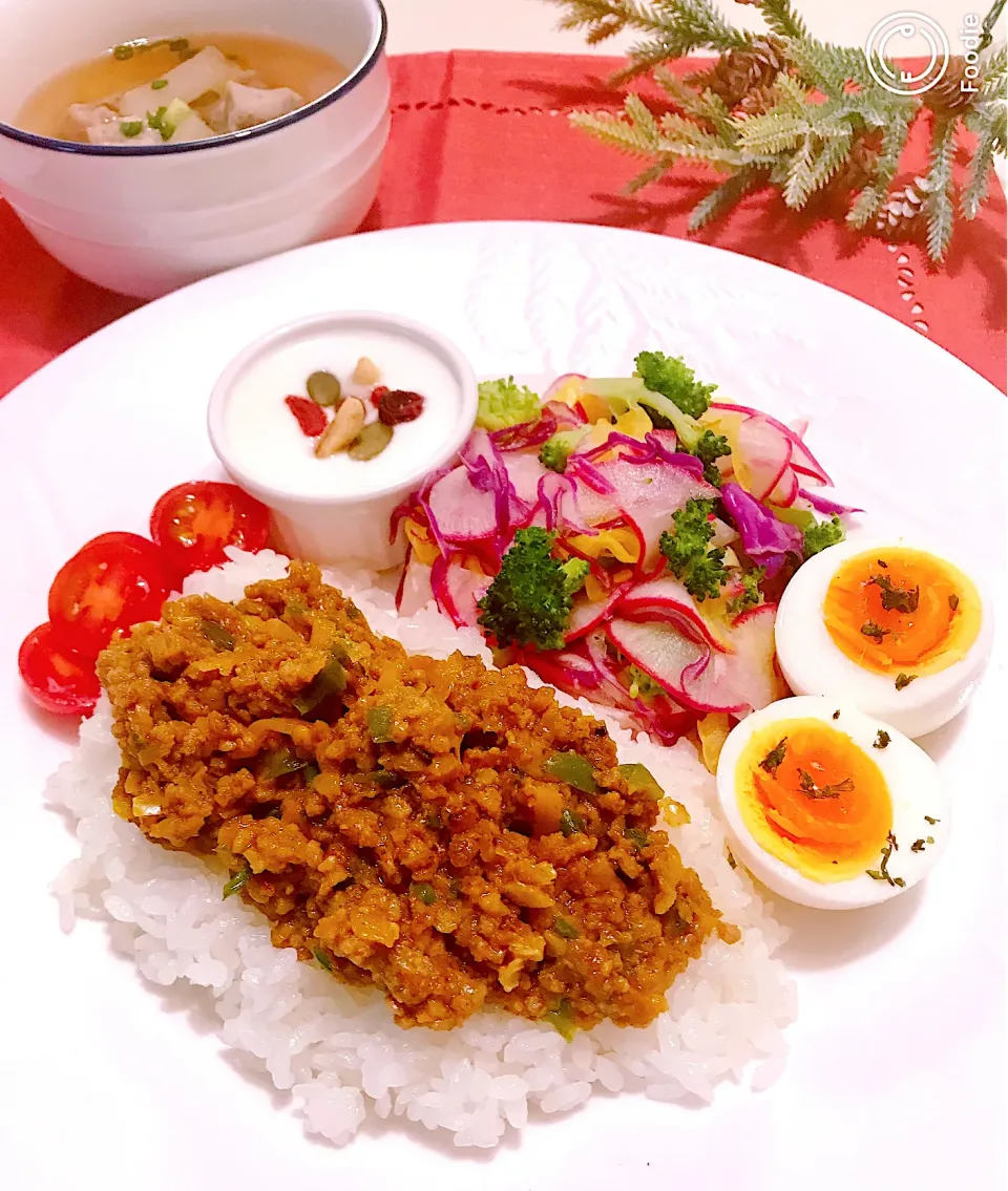 土曜日晩ご飯《定番ドライカレー》|ちゃべさん