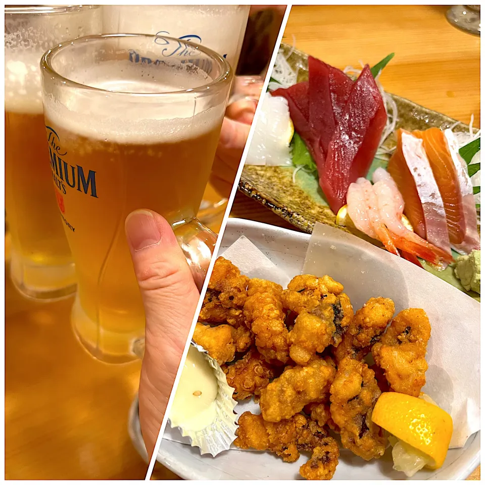 Snapdishの料理写真:2年ぶりの乾杯🍻|美也子さん