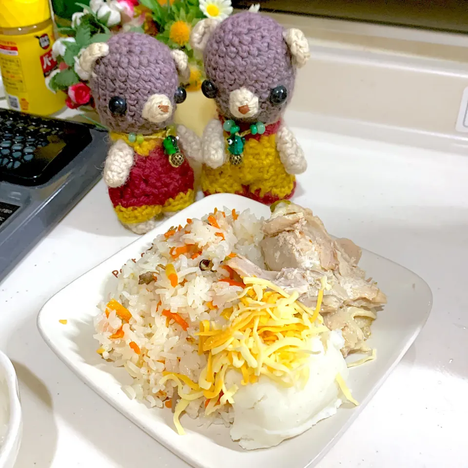 Snapdishの料理写真:兄お昼ご飯（╹◡╹）|chagashiさん