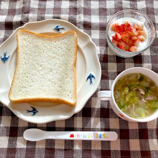 息子への朝ゴパン ふわんふわんなソフト食パン ぽき Snapdish スナップディッシュ Id 5kbica