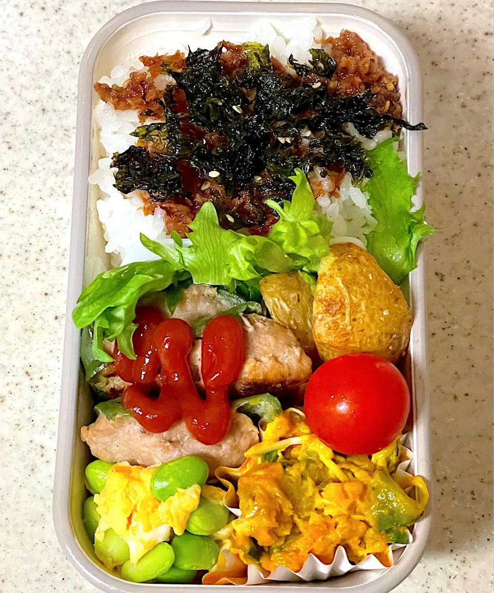 肉詰めピーマン弁当|besさん