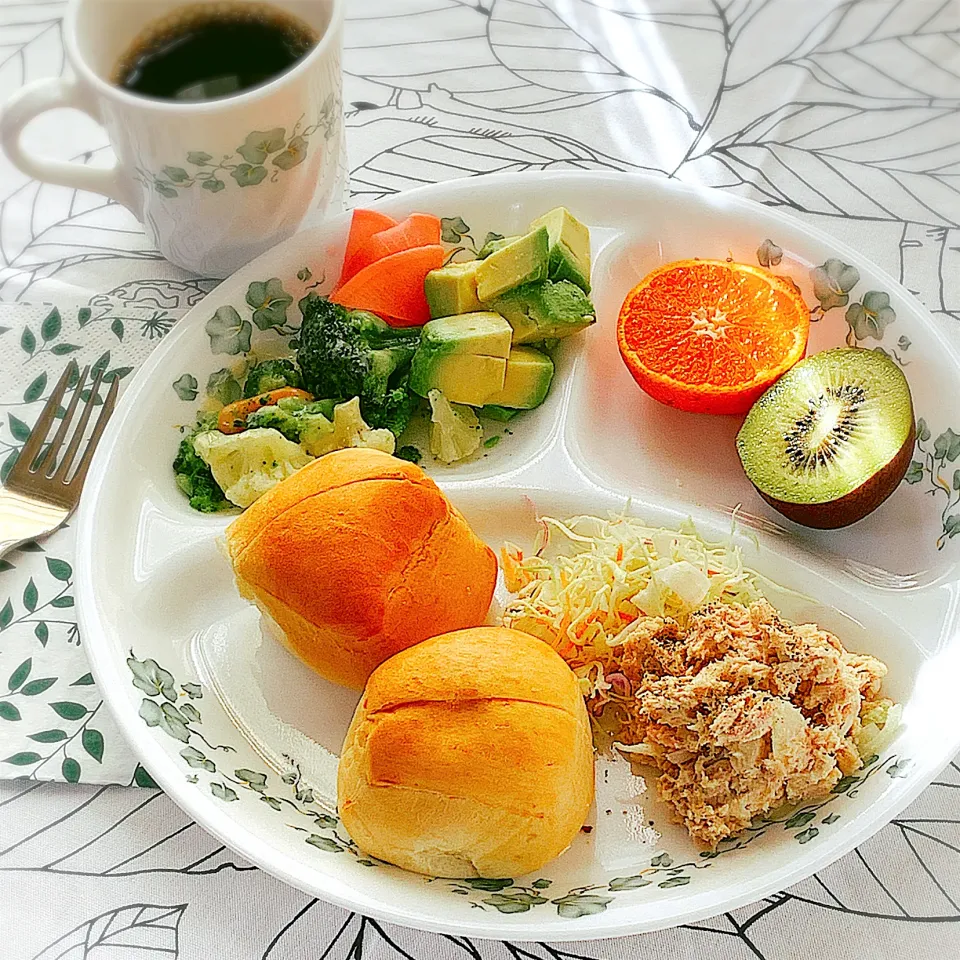 ワンプレ朝食|アスママさん