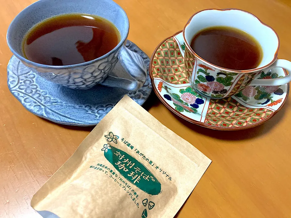 対馬土産の蕎麦コーヒー☕️|さくたえさん