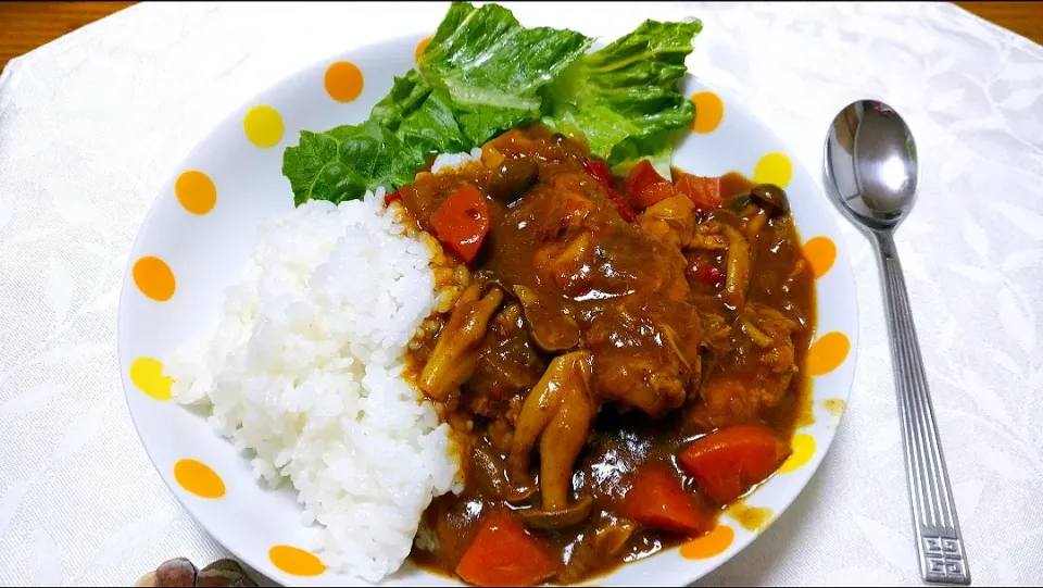 12/12の夕食
夫が作ったチキンカレー🍛|卯月さん