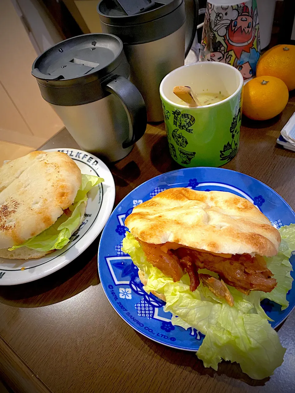 ローストチキンとレタスのフォカッチャサンド|ch＊K*∀o(^^*)♪さん