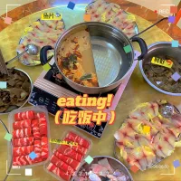 Snapdishの料理写真:冬阴功鸳鸯火锅Dong Yin Gong mandarin duck hot pot|Averyさん