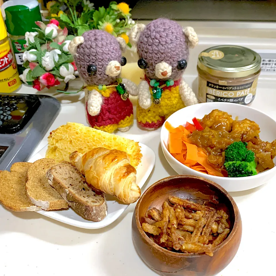 Snapdishの料理写真:朝ごぱん（╹◡╹）|chagashiさん