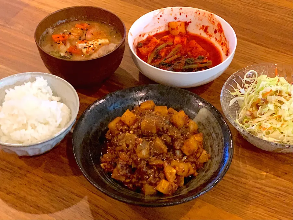 麻婆大根定食|ふくすけ食堂さん