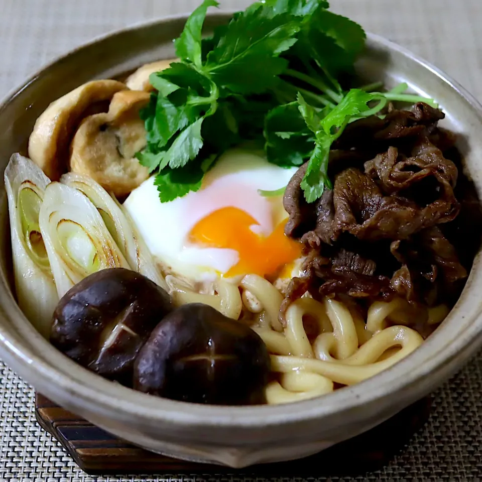 meemamaさんの料理 すき焼きうどん鍋|かおるさん