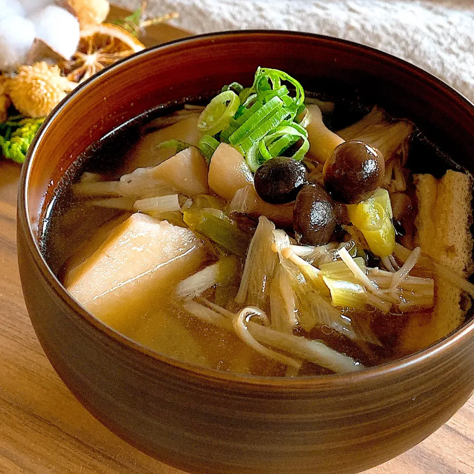 ぽっちさんの料理 山形の芋煮(内陸風)|ユッキーさん