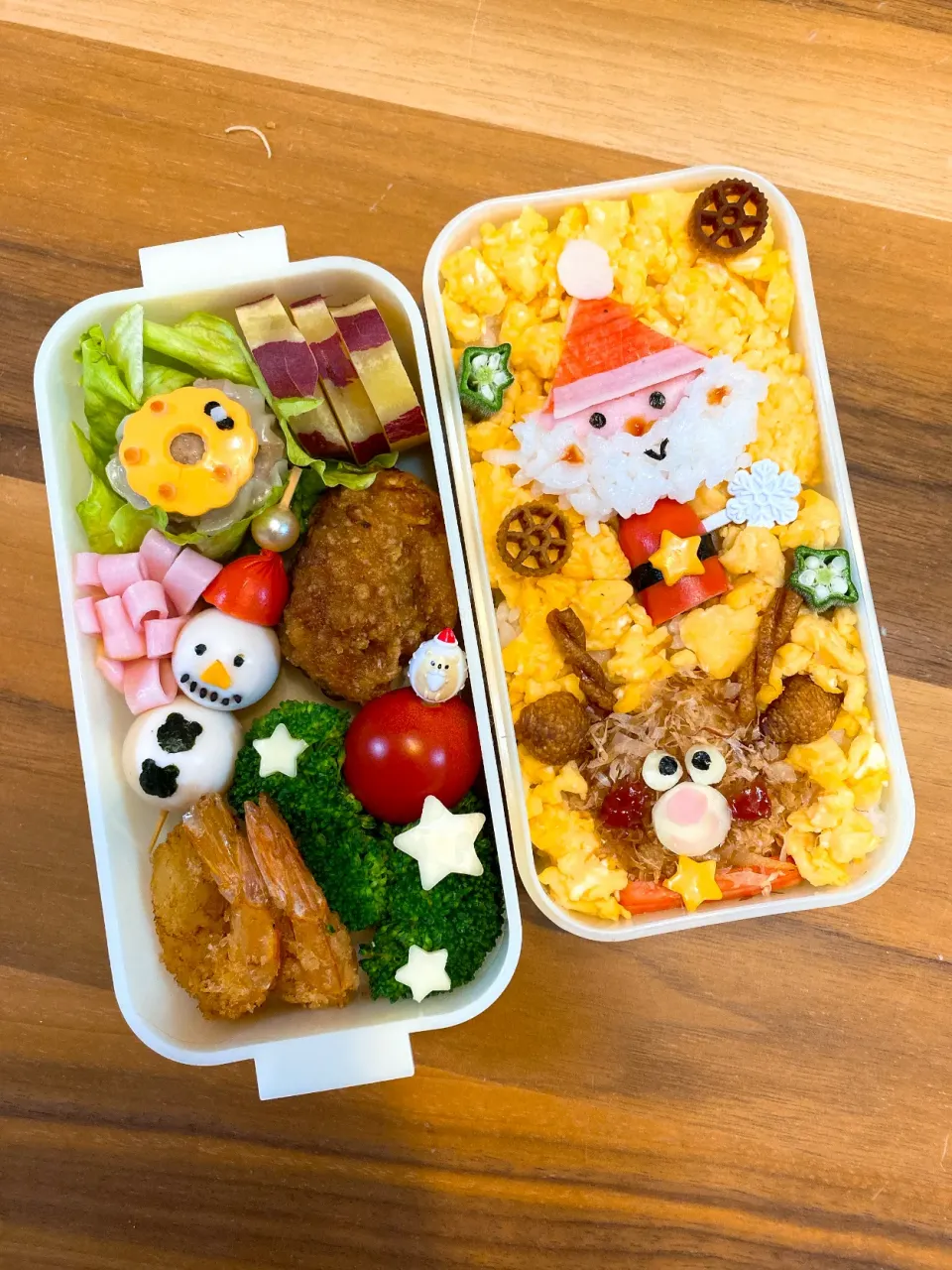 ayano.adshさんの料理 サンタとトナカイのたまごそぼろ弁当
✨🎄✨🎅✨真似させていただきました🙏|クランちゃんさん