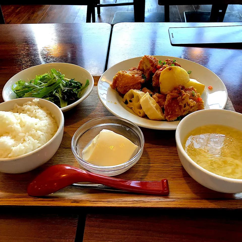 富山で油淋鶏😋|すかラインさん